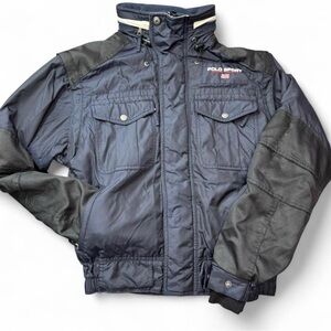 Vintage Polo Sport Ralph Lauren Convertible Utility Jacket